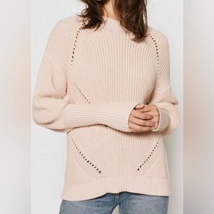 Joie Landyn Cotton/ Cashmere Sweater Size S